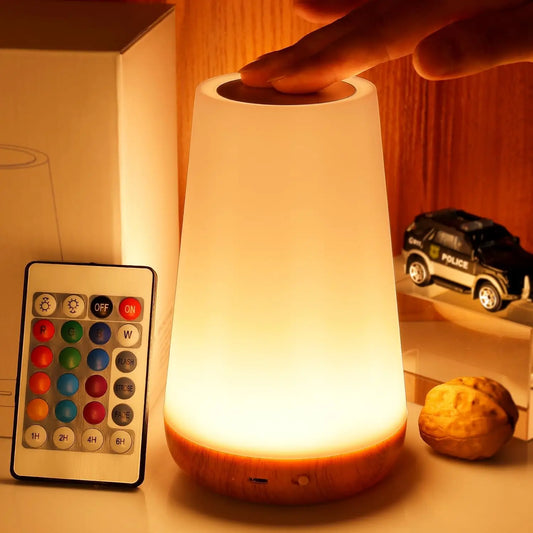13 Colors Touch Remote Rechargeable LED Lamp