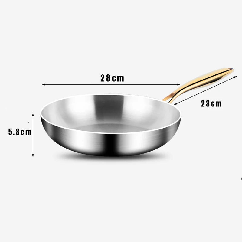 316 Stainless Steel Frying Pan
