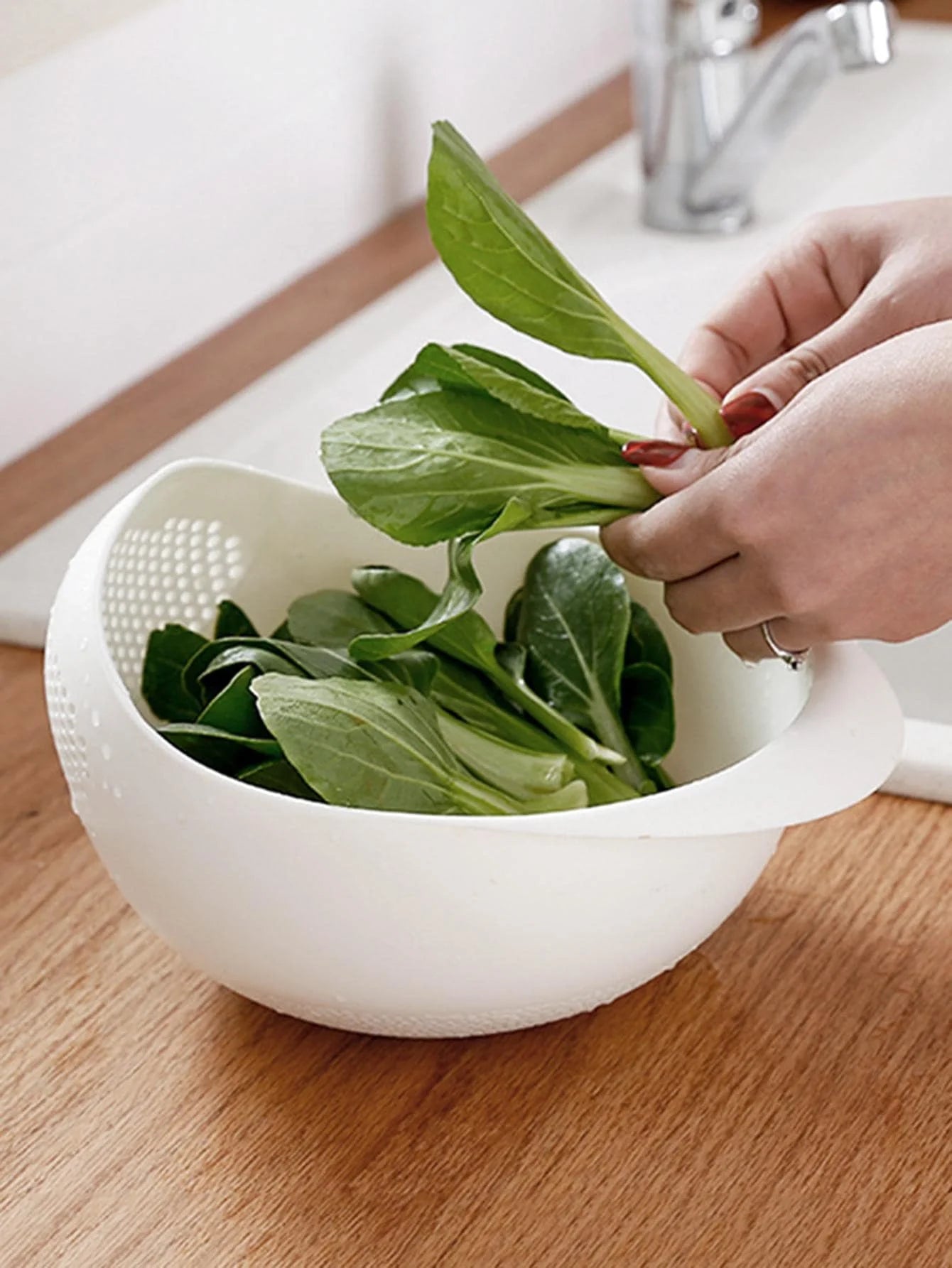 Colander Rice Washing Basket