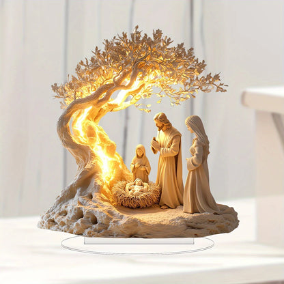 Jesus Nativity Scene Ornament