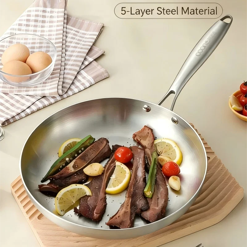 304 Stainless Steel Frying Pan
