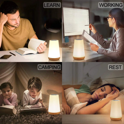 13 Colors Touch Remote Rechargeable LED Lamp