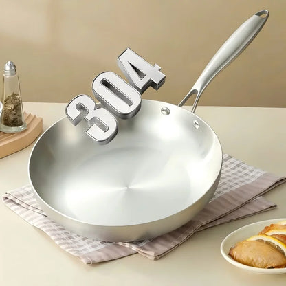 304 Stainless Steel Frying Pan