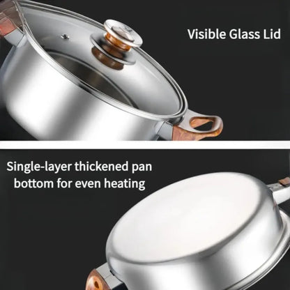 12pcs Stainless Steel Cookware Set