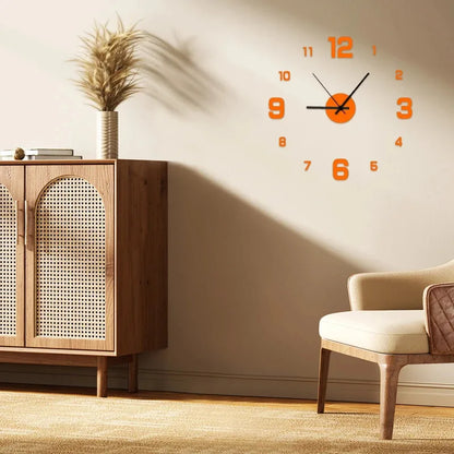 DIY Frameless Wall Clock