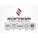 Sofram 18/10 Stainless Steel Low Casserole w/ Glass Lid