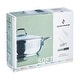 Sofram 18/10 Stainless Steel Low Casserole w/ Glass Lid
