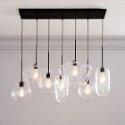 Sculptural 7-Light Multi Chandelier