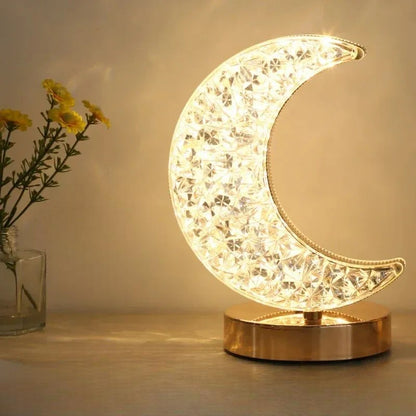 Crystal Touch Dimmable LED USB Bedside Light