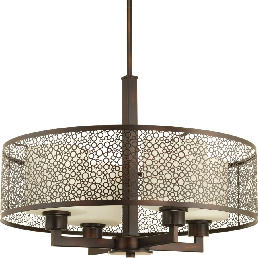 Progress Lighting Mingle 4 Light 21" Wide Drum Chandelier