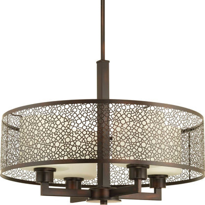 Progress Lighting Mingle 4 Light 21" Wide Drum Chandelier