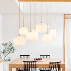Sculptural 7-Light Multi Chandelier