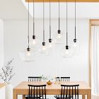 Sculptural 7-Light Multi Chandelier