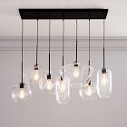 Sculptural 7-Light Multi Chandelier