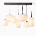 Sculptural 7-Light Multi Chandelier