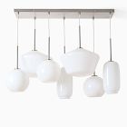 Sculptural 7-Light Multi Chandelier