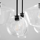 Sculptural 7-Light Multi Chandelier