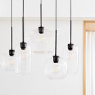 Sculptural 7-Light Multi Chandelier